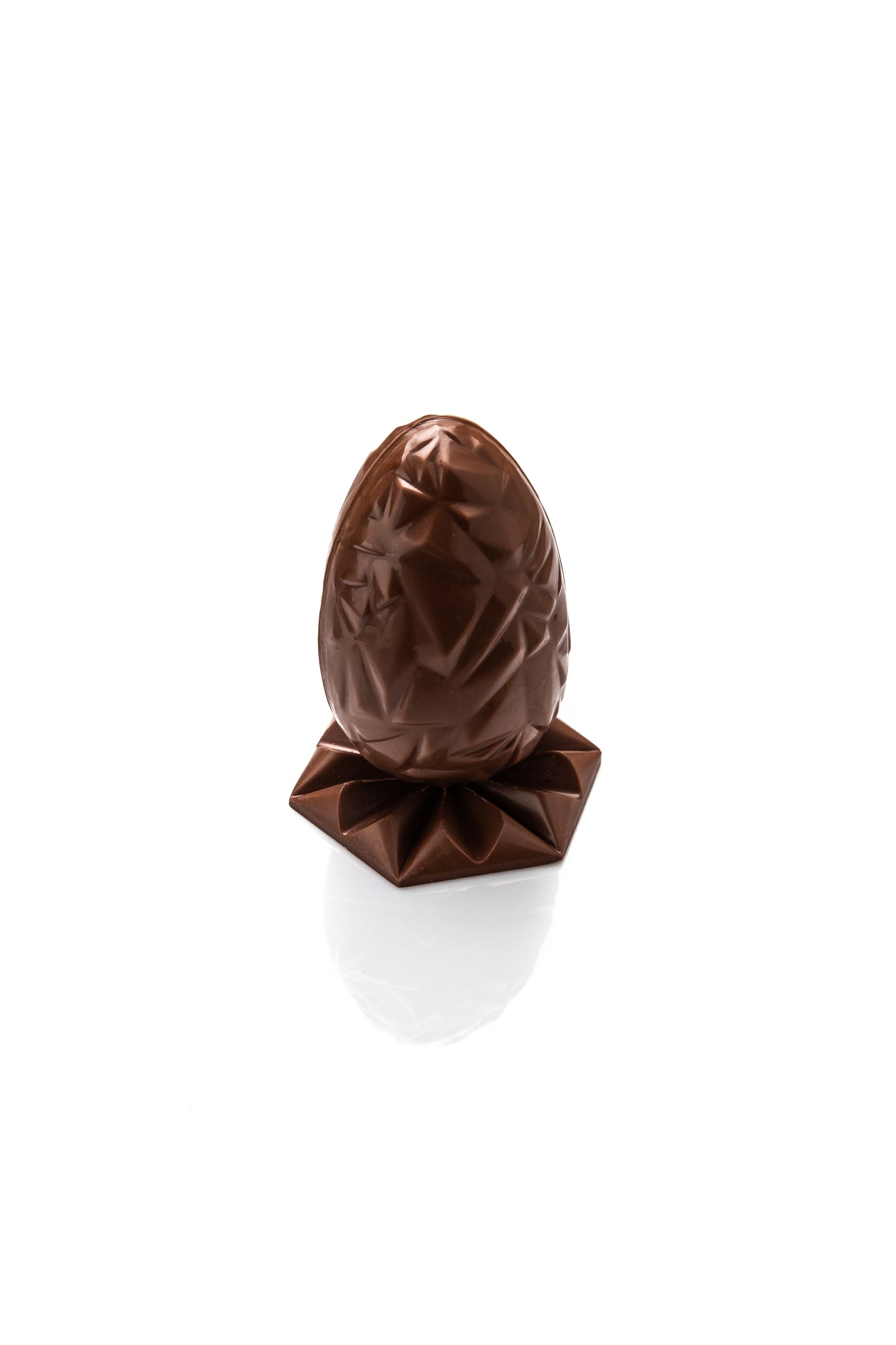 Oeuf Froissé chocolat au lait garni - S 15cm