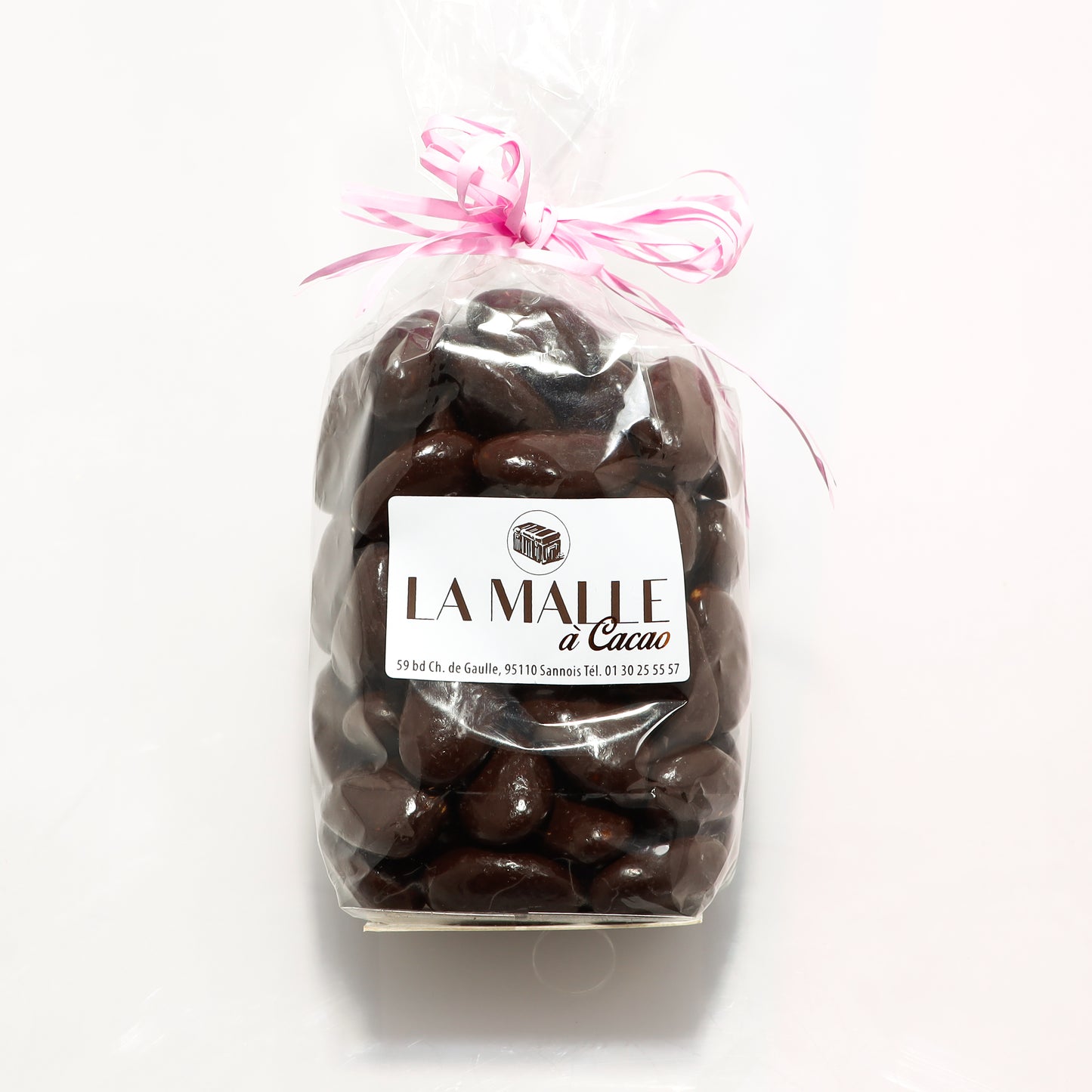 Amandes enrobées chocolat au lait 200g