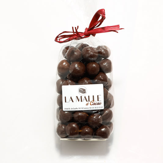 Noisettes enrobées chocolat noir 200g (Tarif écoles)