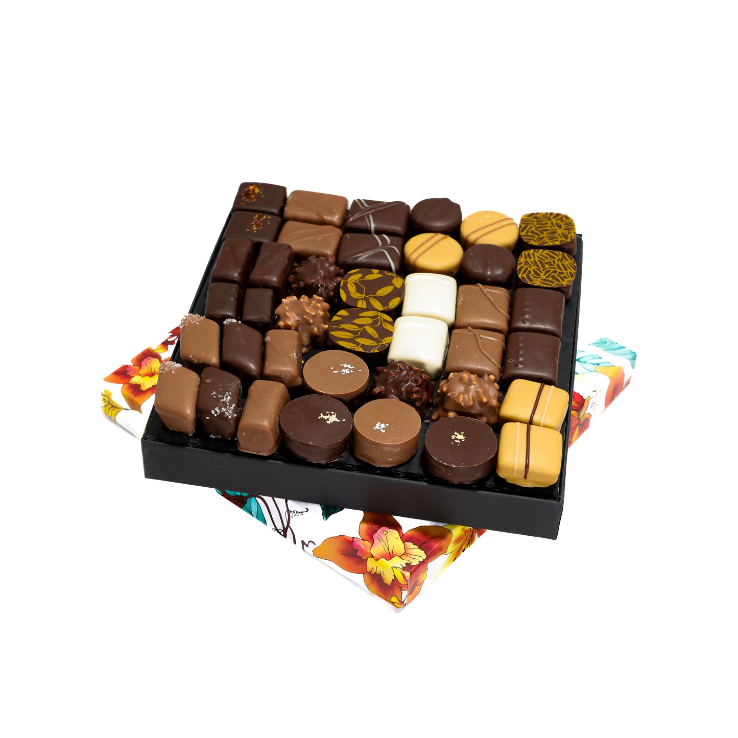 Ecrin bonbons de chocolats mixtes 750g