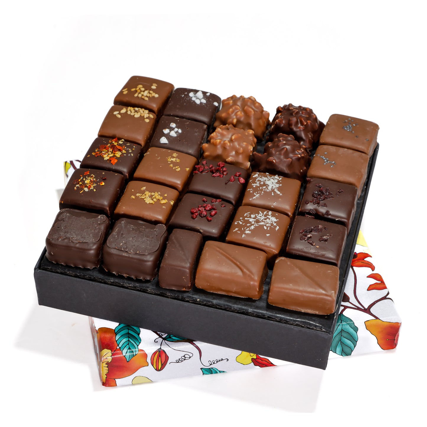 Ecrin bonbons de chocolats mixtes 275g