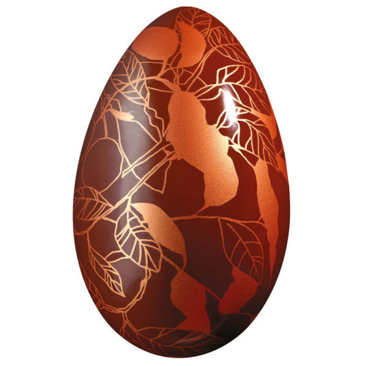 Oeuf Botanique chocolat noir garni - 13cm (Tarif école)