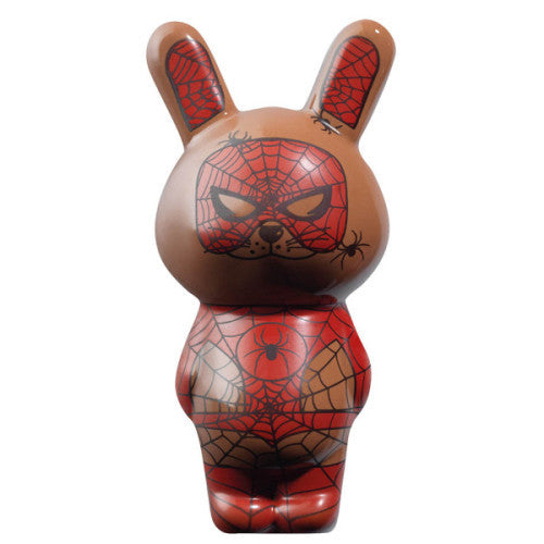 Spider Lapin en chocolat au lait garni - 15cm (Tarif école)